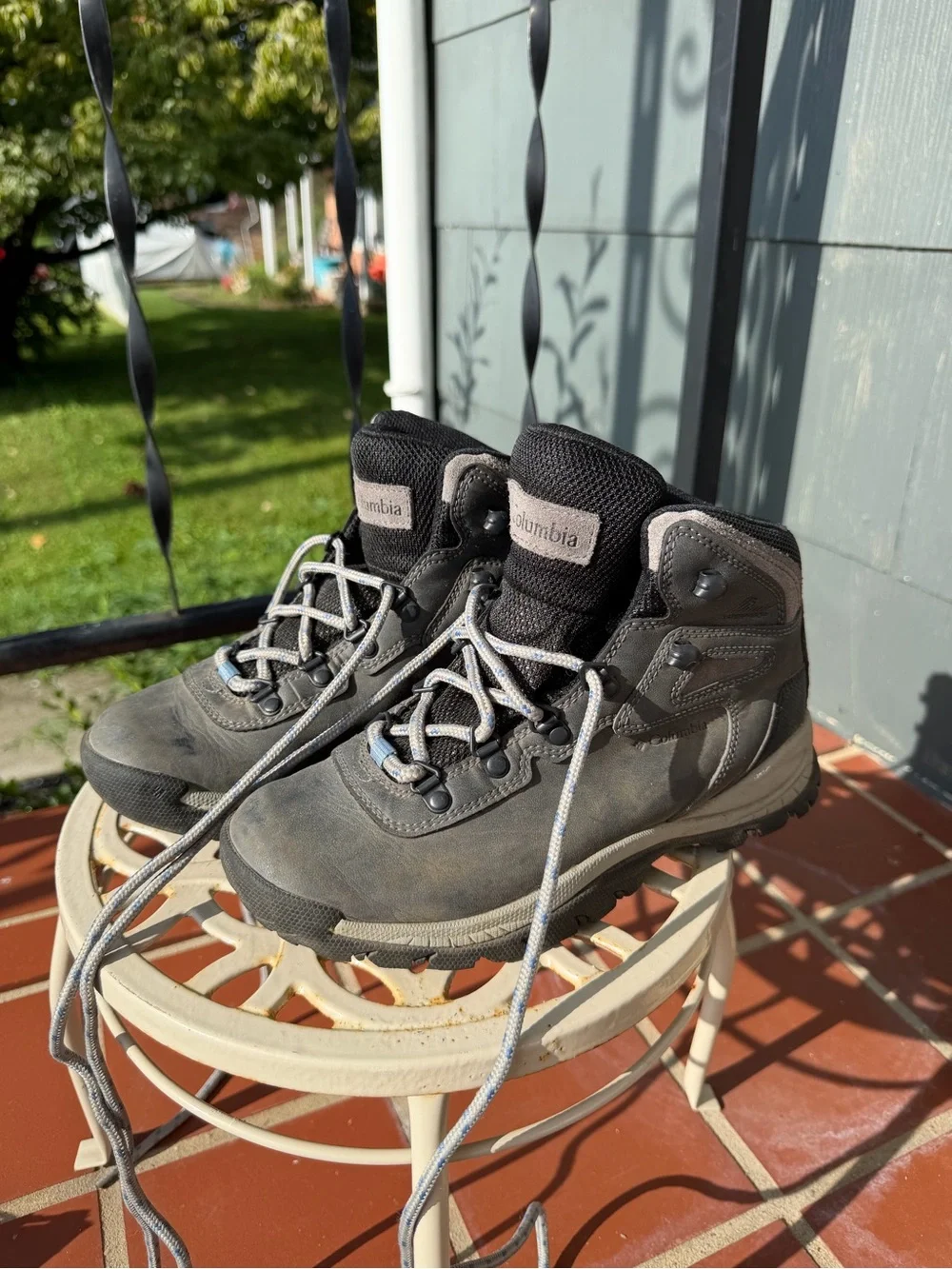 Columbia Women’s Gray Hiking Boots - Rugged Trail Performance